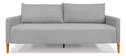 Futon Sofá Namoradeira Elegance Em Linho Para Sala De Espera - Lv Móveis