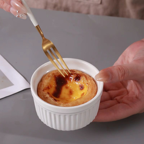 Kit Com 48 Ramekin 35ml Porcelana Branco Restaurante Buffet