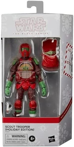 Star Wars Black Series Scout Trooper Holiday Edition Grogu