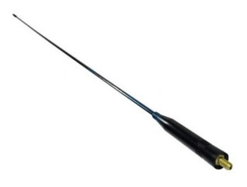 Antena Radio Auto Negra 47cm Rosca 6mm Pase 10  T22