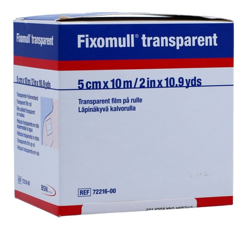 Fixomull Transparente 5cm X 10m - Unidad a $4000