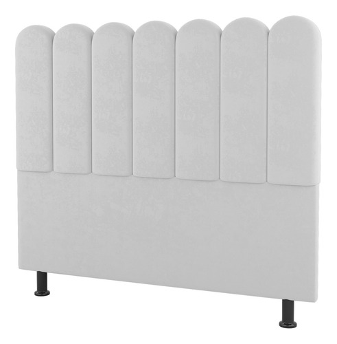 Cabeceira Cama Box King Size Lana 195cm Sintético Branco