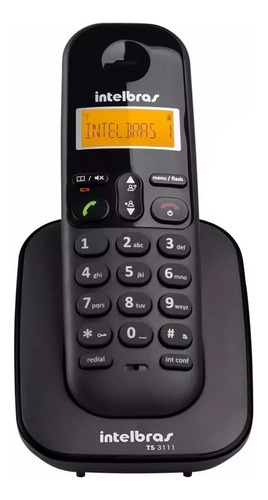 Telefone Ramal Intelbras Ts3111 Sem Fio  Função Eco Mode