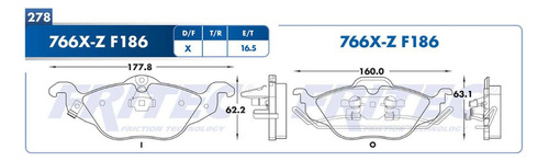 Balata Delant Gm Astra 2000-2005