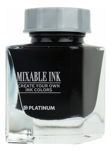 Tinta P/ Caneta Tinteiro Platinum Mixable 20ml Smoke Black 1