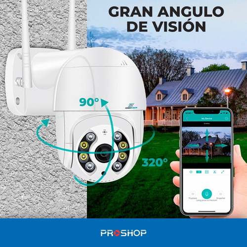 Camara Seguridad Inalambrica Ip Wifi P2p Motorizada Modelo Nuevo