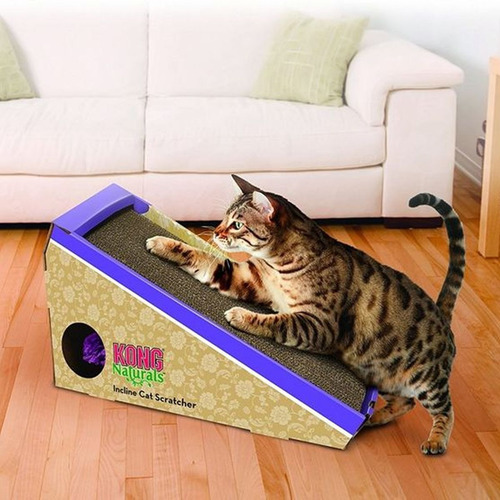 Imagen 3 de 7 de Rascador Para Gatos Kong Naturals Cat Scratcher Incline
