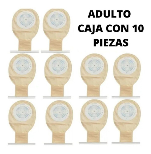 Bolsa Para Colostomia / Ileostomia 10 Piezas Sc