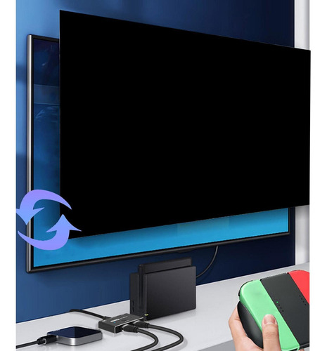 Imagen 8 de 9 de Conmutador 2.1 Compatible Con Hdmi 8k 2 En 1 Salida De Alta