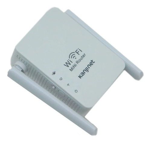 Repetidor De Señal Wifi Kanji Net 2 Antenas 300 Mbps 2,4 Ghz