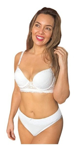 Conjunto De Lenceria Soutien Y Bombacha Natubel 465