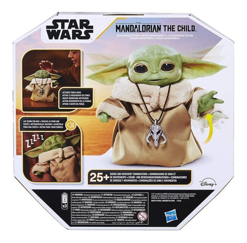 Star Wars The Child Animatronic Yoda Hasbro Sonidos Movimien