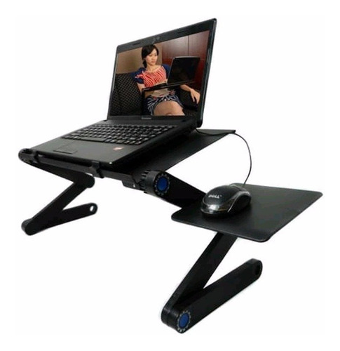 Mesa Plegable Para Notebook + Ventiladores Portátiles