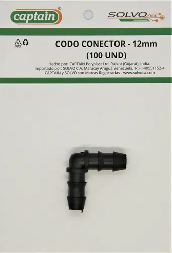 Codo Conector 16mm (100 Und)