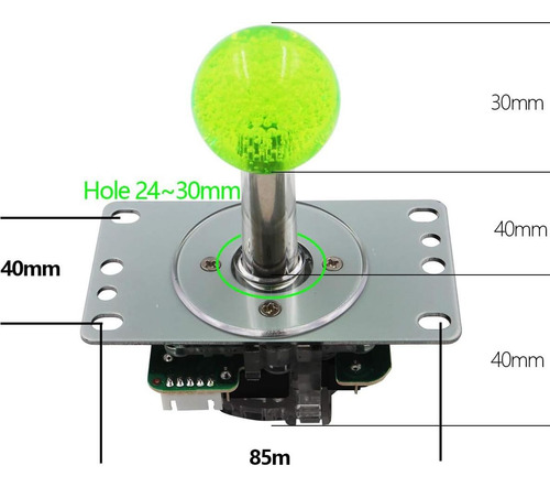Joystick Led Sj@jx Para Juegos De Pelea 4-8 Vías