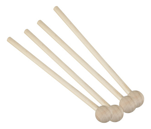 25 Pares De Bastones De Percusión Wood Mallets Para Carillón