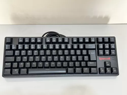 Teclado gamer Knup KP-TM010 QWERTY Outemu DIY Blue português