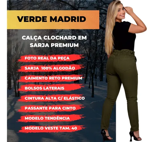 Calça clochard tendencia 2025