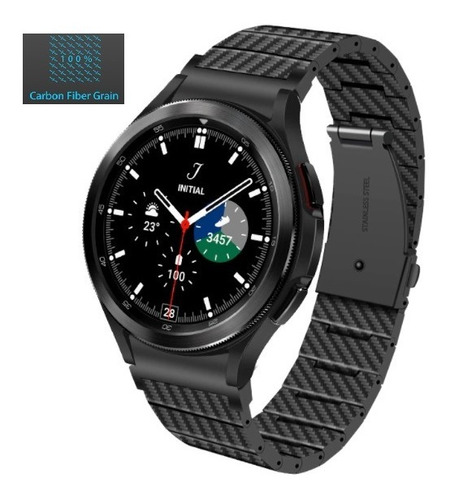 Correa De Lujo Fibra De Carbono Para Samsung Watch 4 