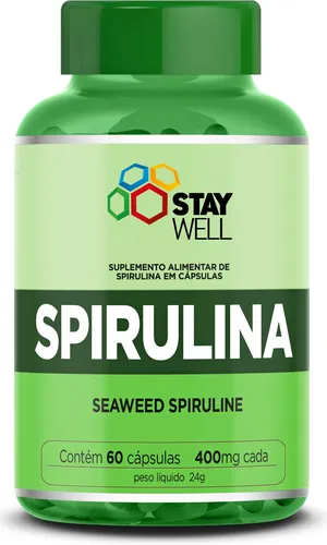 comprar Espirulina 100% pura - Fórmula exclusiva con materia prima importada. - 60 cápsulas