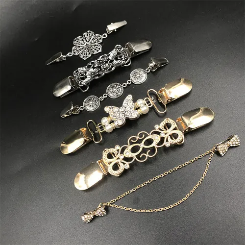 Clips Para Ropa Con Forma De Mariposa, Cárdigan, Cuello, Vin