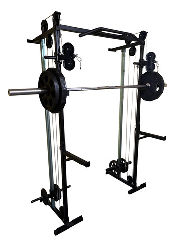 Polea Con Agarres Crossover Rack Gym Casa Reforzado