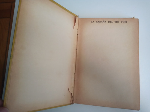 Libro La Cabaña Del Tío Tom De Enriqueta Beecher Stowe (Usado)