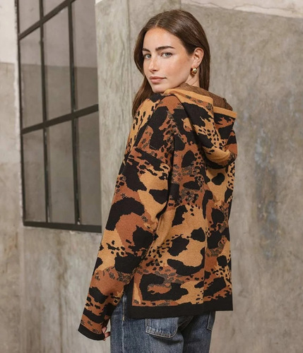 Sweater Con Capucha Doble Tejido De Bremer - Albania