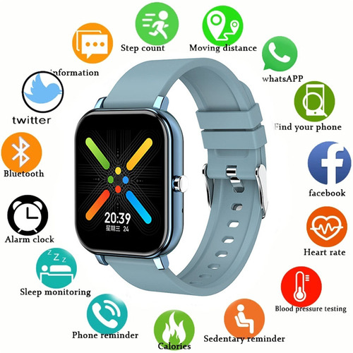 Bluetooth Llamada Y30 Smartwatch Para iPhone Xiaomi Huawei