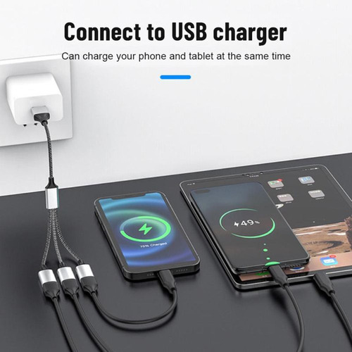 Divisor De Carga, Expansor Usb, Adaptador Otg, Hub Tipo C, 4