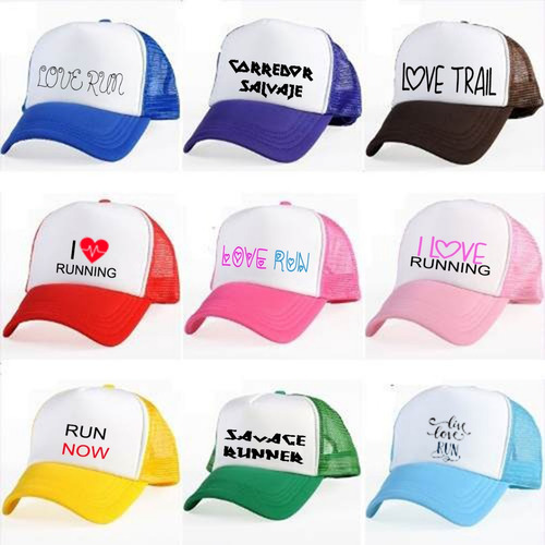 Gorras Running Corredora Deporte Love Run Carreras Trail 