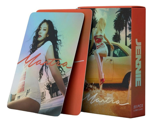 55 Photocards Jennie De Blackpink - Edición Mantra