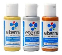 Comprar Pintura Eterna Acrilica Decorativa Premium X 50ml Metalizado