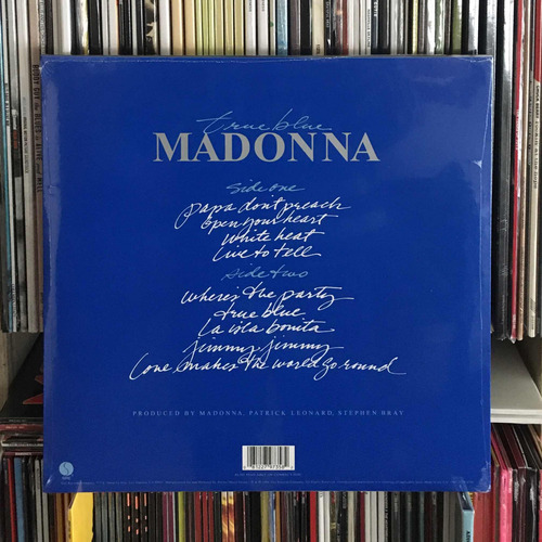 Vinilo Madonna True Blue Eu Import.