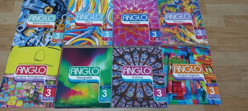 Kit Apostilas Anglo Ensino Médio 2a Série 3 Livro Texto