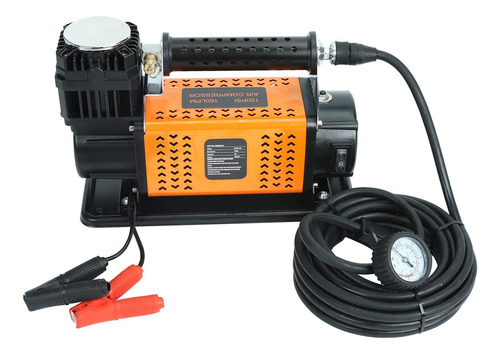 Kit De Compresor De Aire Portátil De 12 V, Inflador De 6.35 