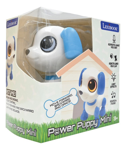 Perrito Robot Mini Power Puppy Con Luz, Sonido Y Comandos