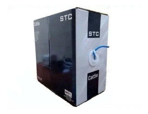 Bobina Cable Utp Stc Cat5e 70/30 Para Interior Color Azul St