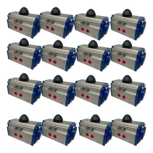 Kit 16 Atuador Pneumático Dupla Ação - Ap700l052h 22 Nm