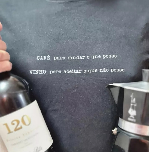 Camiseta Café E Vinho