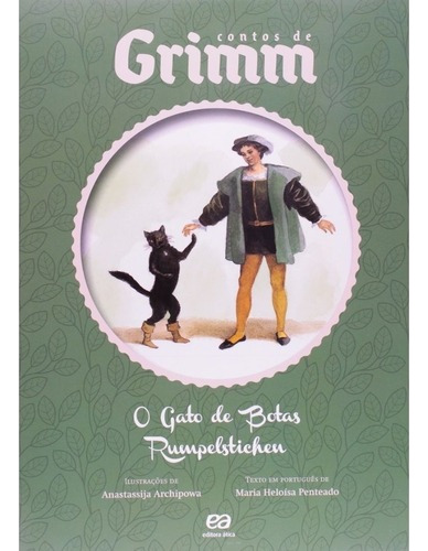 O gato de botas / Rumpelstichen, de Penteado, Maria Heloísa. Série Contos de Grimm Editora Somos Sistema de Ensino, capa mole em português, 2011