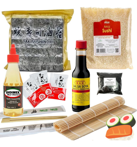 Kit Sushi 8 Elementos Especial - g a $58