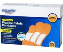 Comprar Curitas Benditas Antibacteriales Adhesivas Equate 100pz