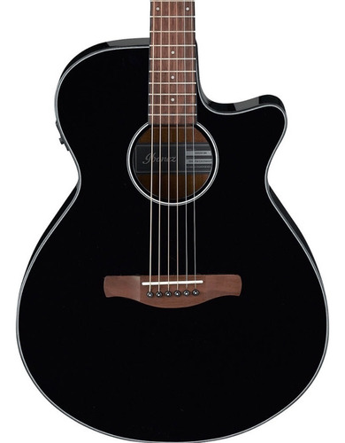 Ibanez Guitarra Electroacústica Aeg50-bk Negro Material Del Diapasón Laurel Orientación De La Mano Diestro