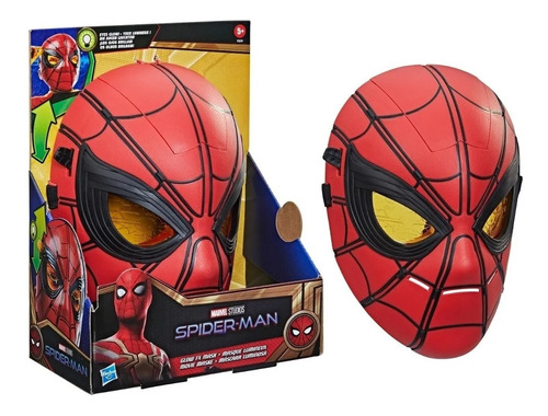 Mascara Electronica Marvel Spd Spiderman Hasbro - Envio Grat