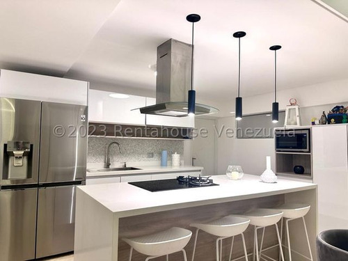  #24-4358 Apartamento Remodelado En Alquiler Los Naranjos De Las Mercedes Keiber Hoyer Rah 