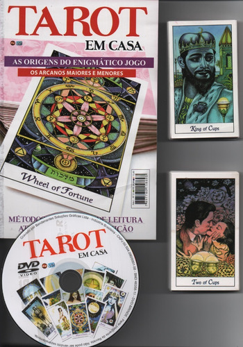 Tarot Em Casa - 78 Cartas - Dvd Com Videoaula Passo A Passo.