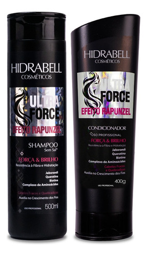 Shampoo Para Crescimento De Cabelo + Condicionador Rapunzel
