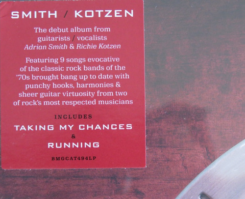 Adrian Smith Richie Kotzen Lp Vinil Iron Maiden Poison Big