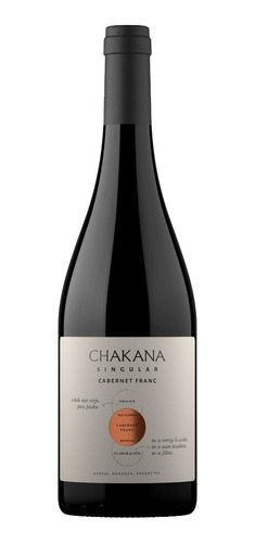 Vino Tinto Chakana Singular Cabernet Franc Premium X1